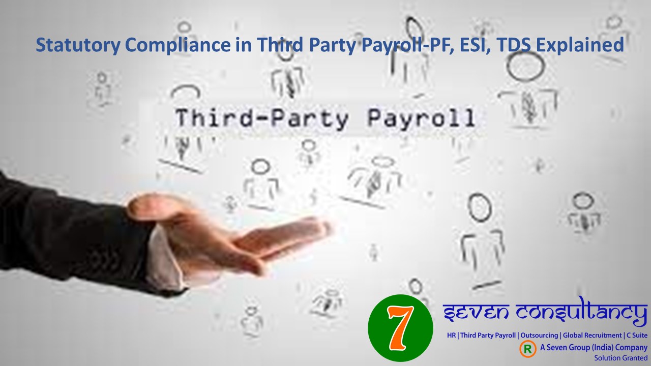 Statutory Compliance in Third Party Payroll-PF, ESI, TDS Explained